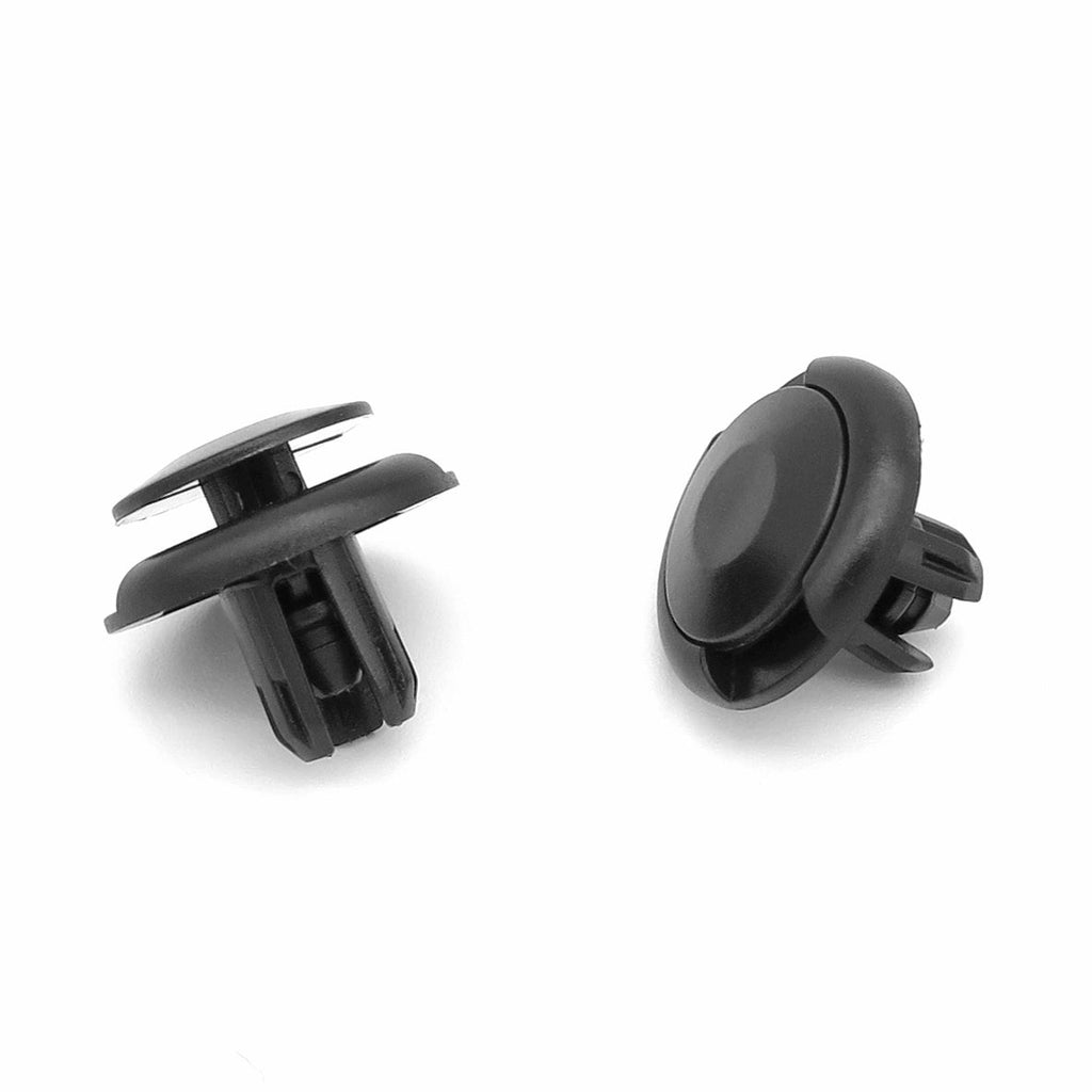 Push Fit Plastic Rivet, 8mm Hole, 20mm Collar, Black, Type B - image 3