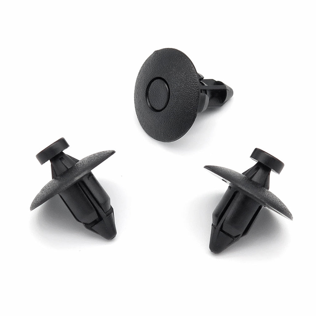 Push Fit Plastic Rivet, Black