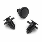 Push Fit Plastic Rivet, Black, 8mm Hole