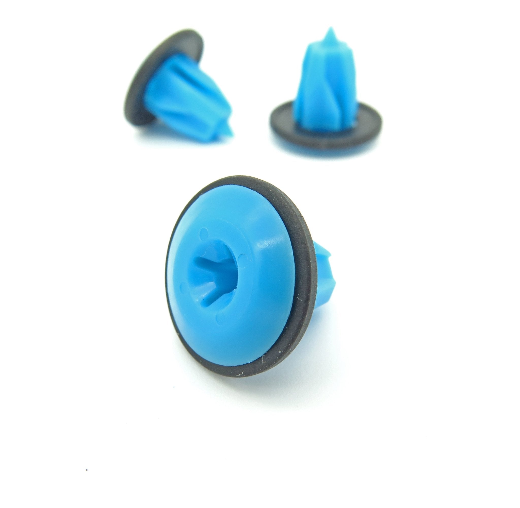Screw Locknut / Grommet, Blue with Rubber Seal - image 3