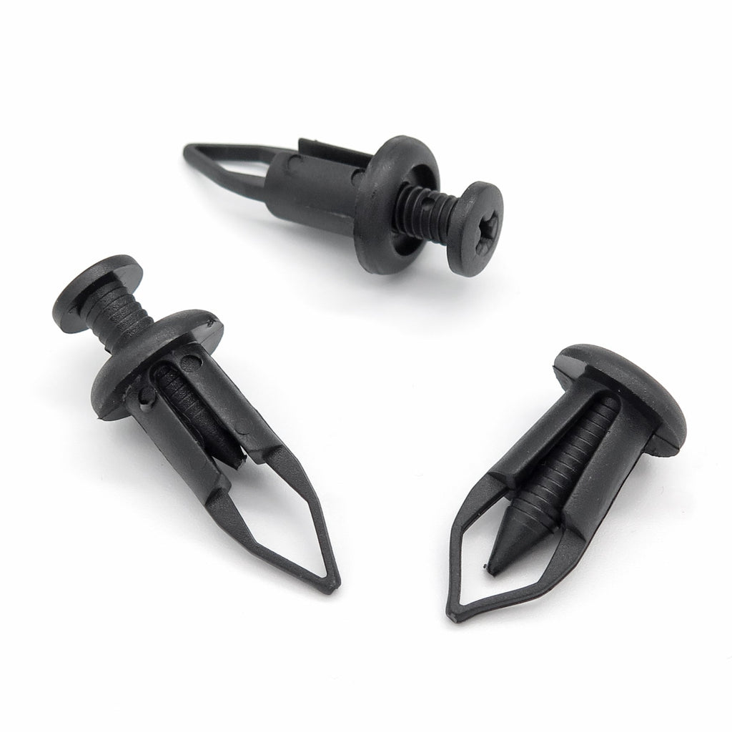Screw Fit Clip, 9.5mm Hole, Black