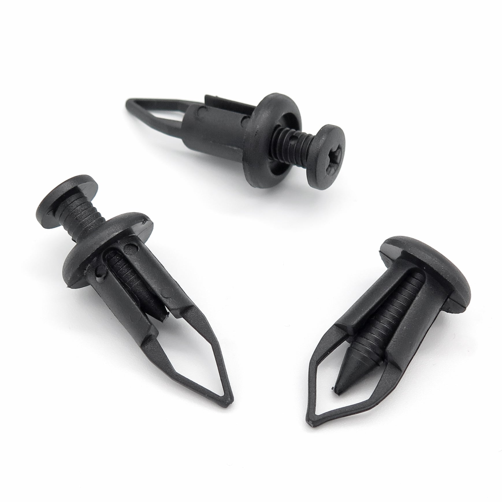 Screw Fit Clip, 9.5mm Hole, Black