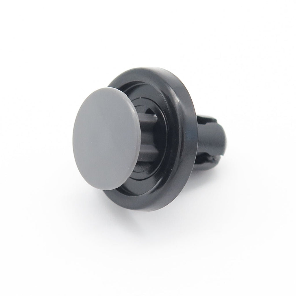 Push Fit Plastic Rivet, Black, Grey Centre Pin - image 3