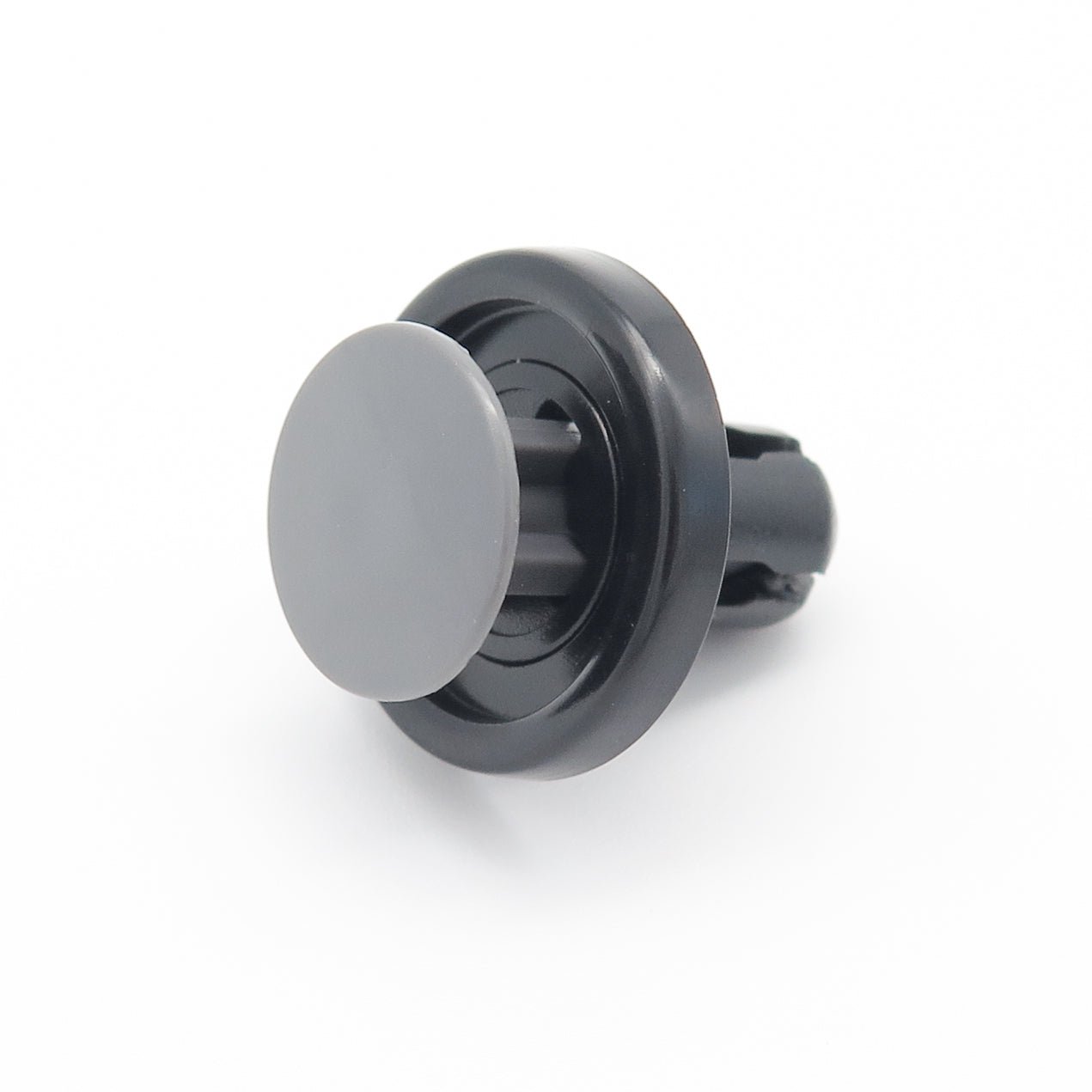 Push Fit Plastic Rivet, Black, Grey Centre Pin - image 3