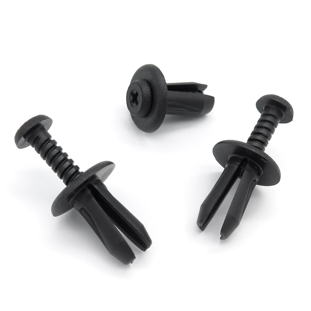 8mm Screw Fit Rivet, Black
