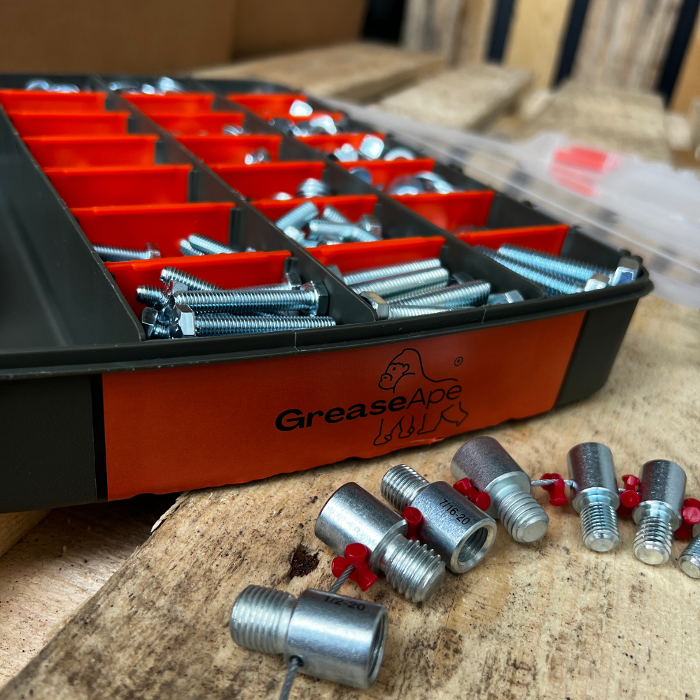 Master Assortment - Nut, Bolt & Washer, 1210pc [Free Thread Checker]