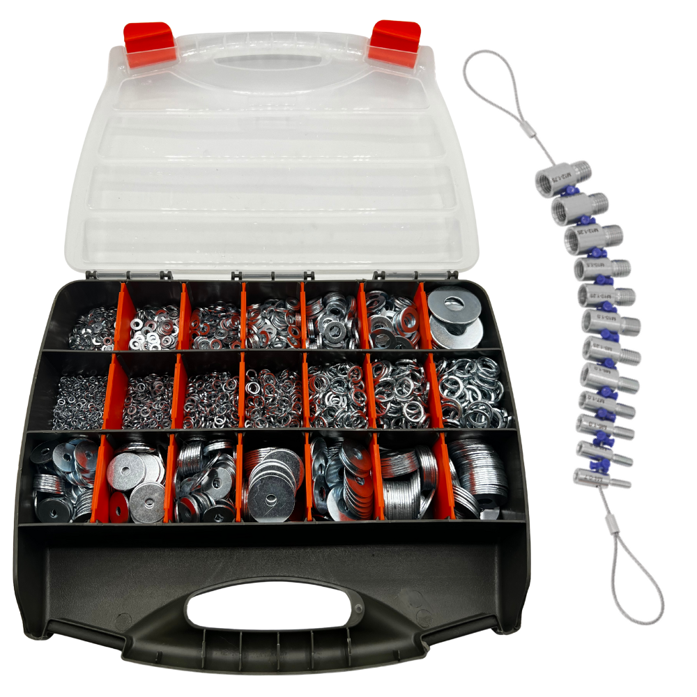 Master Assortment - Washers - 2880pc [Free Thread Checker]