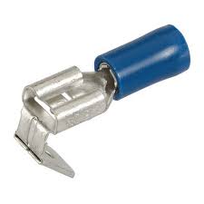 Blue 6.3mm Piggyback Pre-Ins.Terminal - 100pk