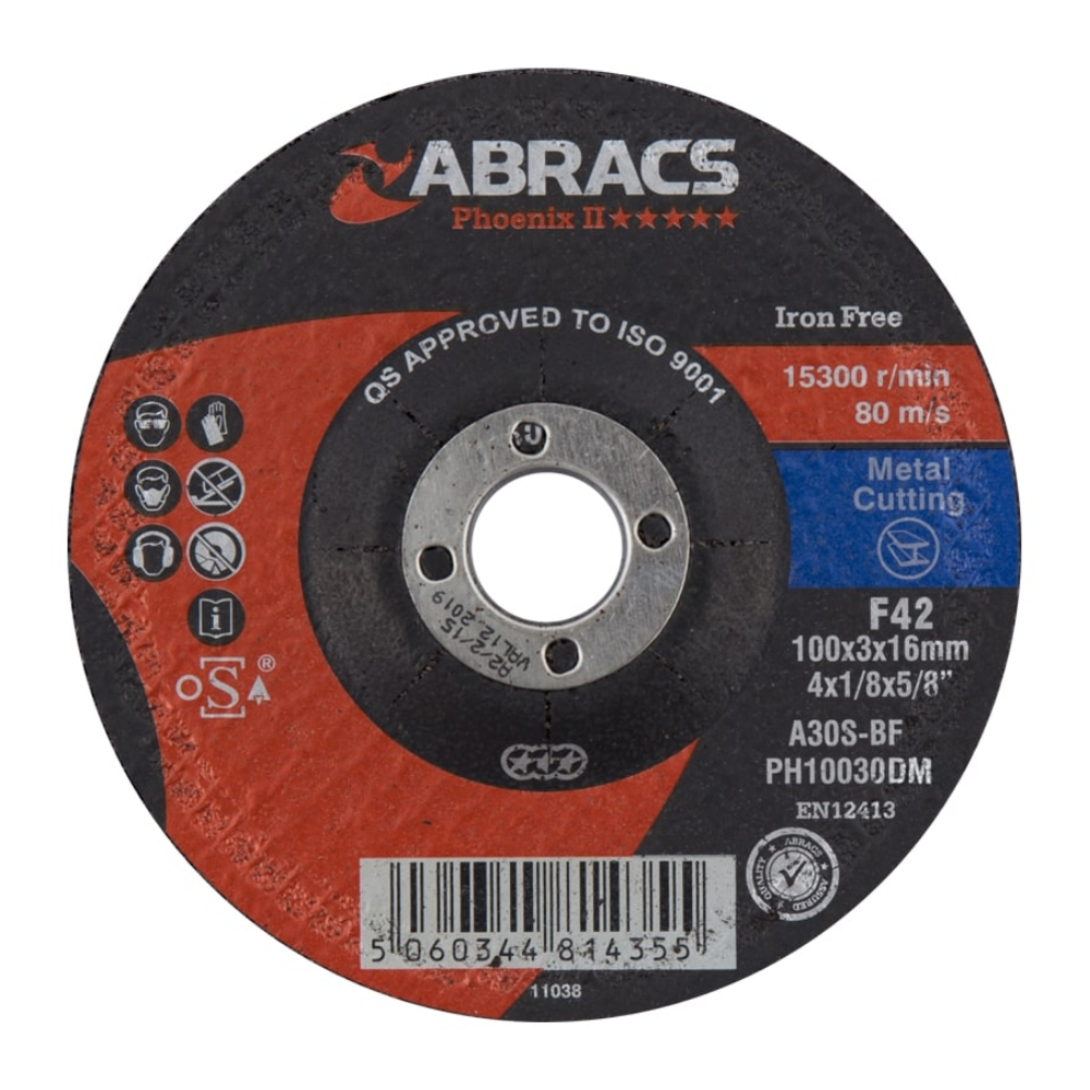 Abracs DPC Metal Cutting Disc 178x3mm