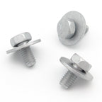 Metal Hex Head Bolt, M6x12, With Captive Washer