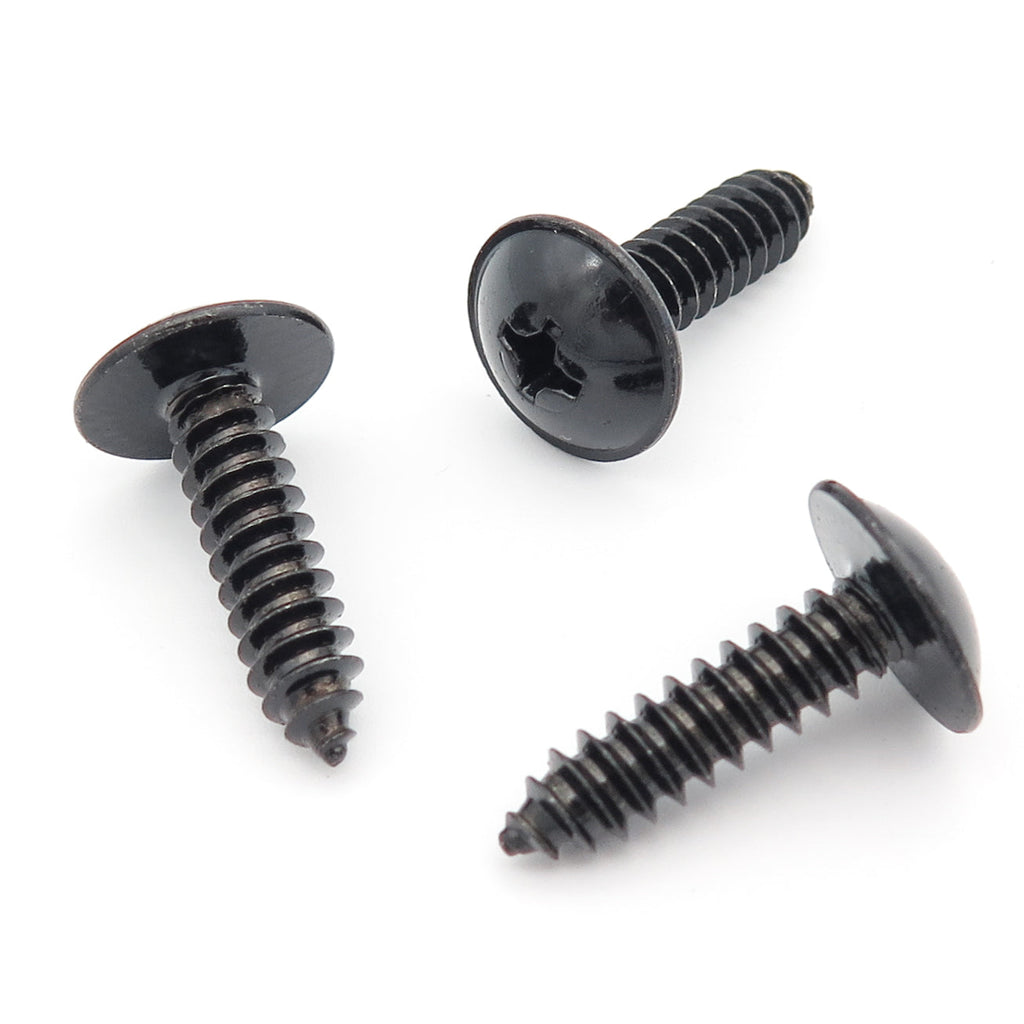 Metal Screw, 6.4 x 28mm, Black
