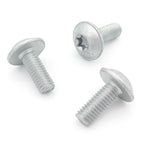 Metal Torx Head Screw, M6 x 20mm, Silver