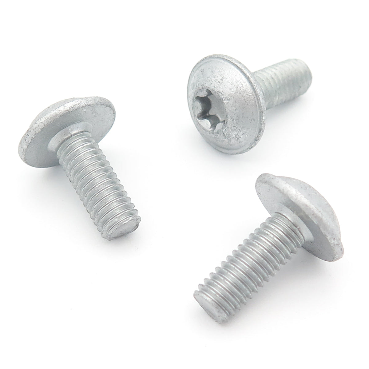 Metal Torx Head Screw, M6 x 20mm, Silver