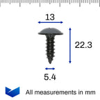 Screw, Metal, 5.4mm x 19.5mm - image 2