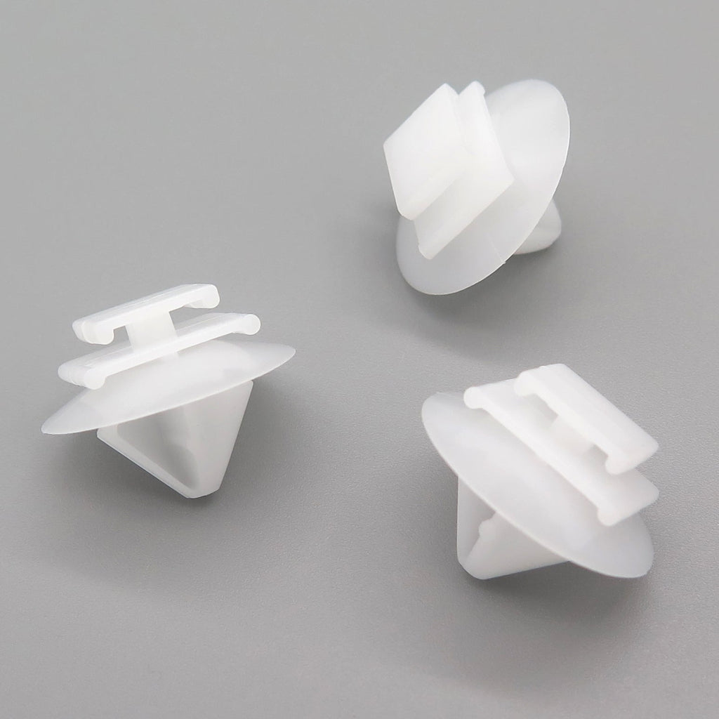 Exterior Door & Panel Trim Moulding Clip, White