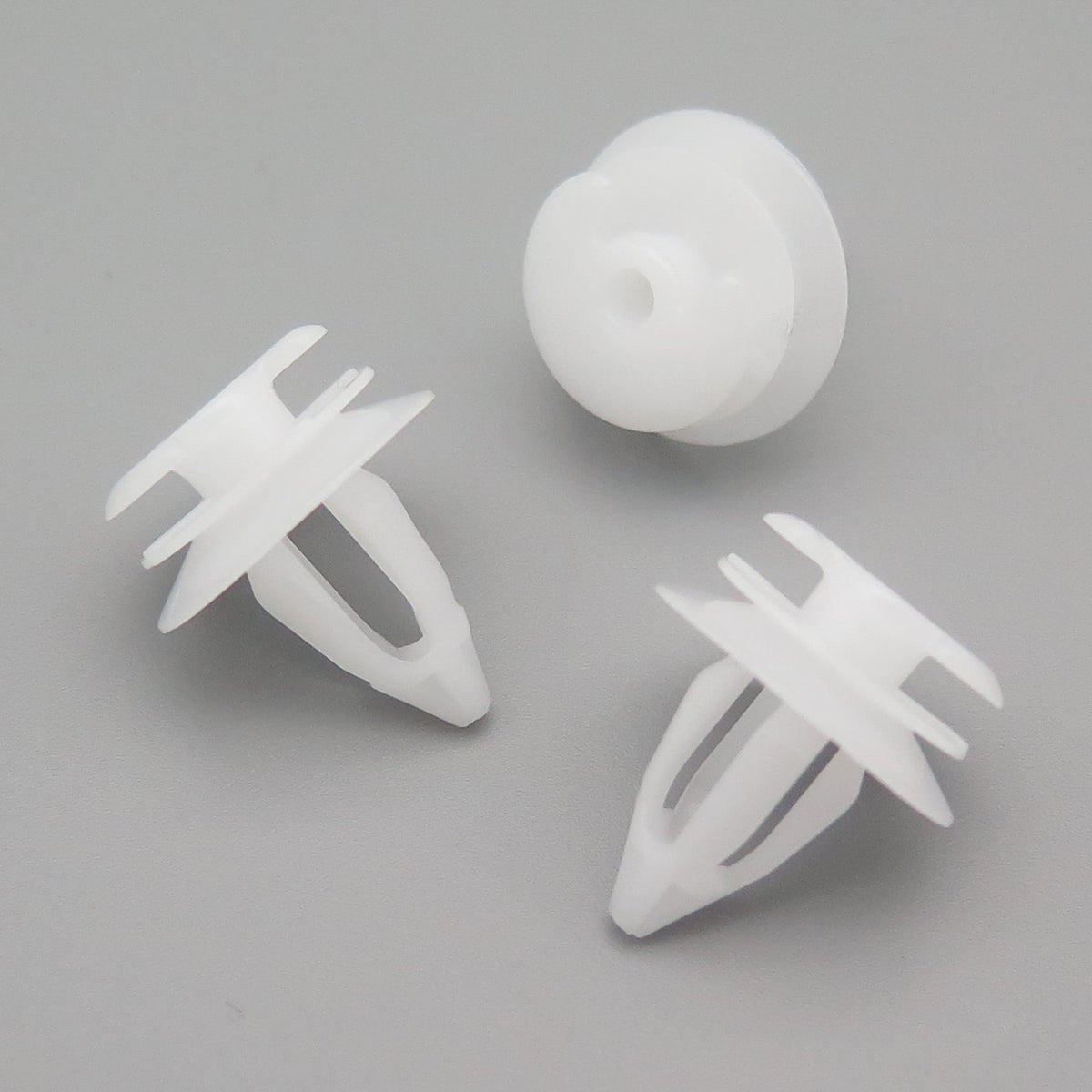 Interior Trim Panel Clip, 8mm, White