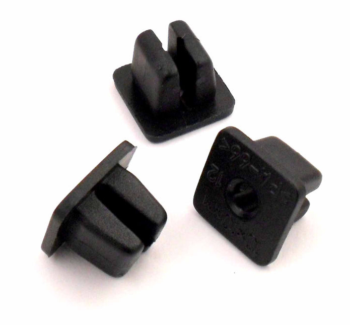 Plastic Grommet Screw Mount, To Fit Hole Size 10x10mm