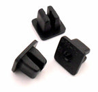 Plastic Grommet Screw Mount, To Fit Hole Size 10x10mm