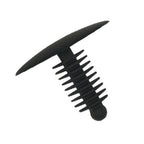 Fir Tree Trim Clip, 6-7mm Hole, 24mm Head, Black
