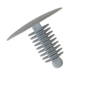 Fir Tree Trim Clip, 6-7mm Hole, 24mm Head, Grey