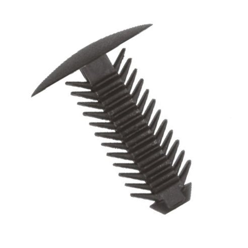 Fir Tree Trim Clip, 7-8mm Hole, 18mm Head, Grey - image 2