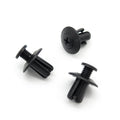 Screw Fit Plastic Rivet, 8mm Hole, 18mm Collar, Black