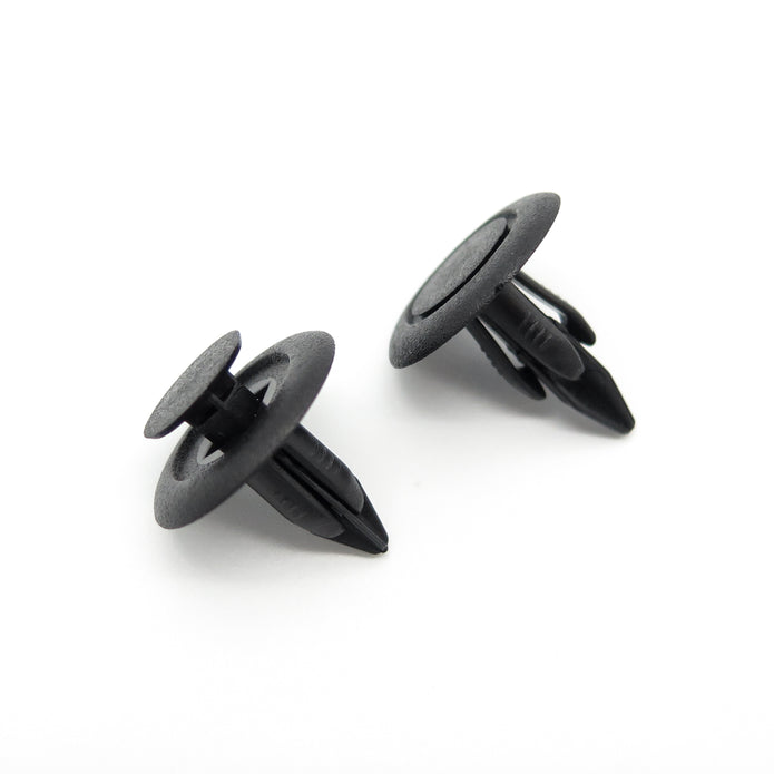 Push Fit Plastic Rivet, 6mm Hole, 18mm Collar, Black - image 3