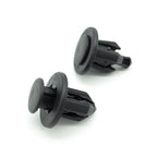 Push Fit Plastic Rivet, 12mm Hole, 22mm Collar, Black - image 3