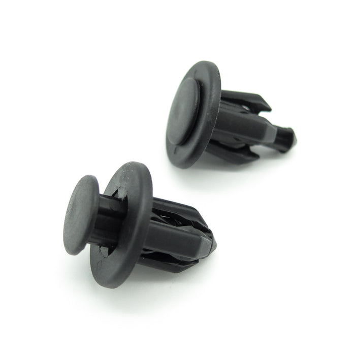 Push Fit Plastic Rivet, 12mm Hole, 22mm Collar, Black - image 3
