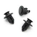 Push Fit Plastic Rivet, 12mm Hole, 22mm Collar, Black
