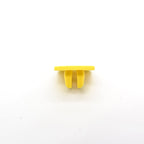 Plastic Grommet Screw Mount, 8x8mm Hole, Yellow - image 2
