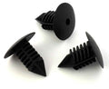 Fir Tree Clip, 10-11mm Hole, 23mm Head, Black