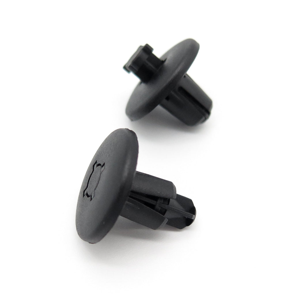Push Fit Plastic Rivet, 8mm Hole, 20mm Collar, Black - image 3