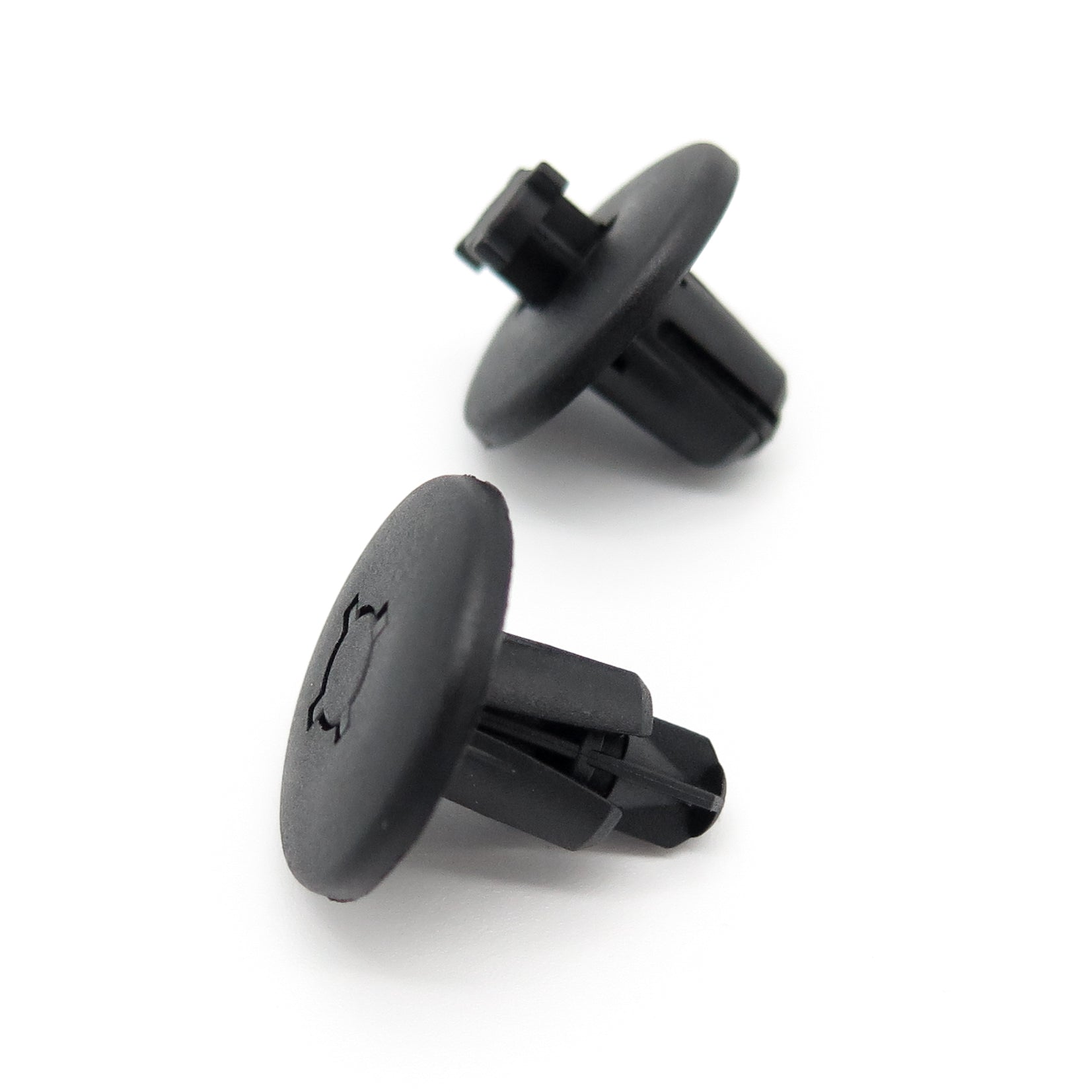 Push Fit Plastic Rivet, 8mm Hole, 20mm Collar, Black - image 3