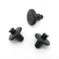 Push Fit Plastic Rivet, 8mm Hole, 20mm Collar, Black