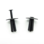 Push Fit Plastic Rivet, 8mm Hole, 22mm Collar, Black - image 3