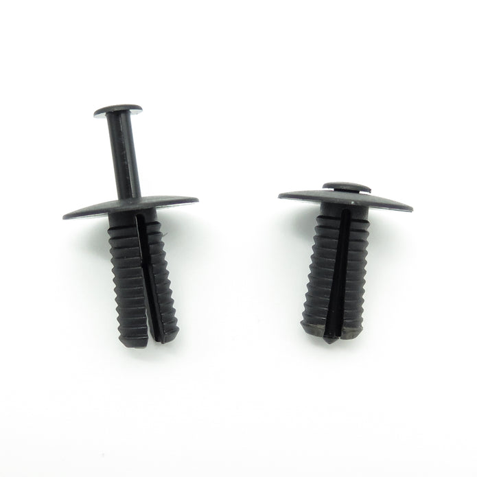 Push Fit Plastic Rivet, 8mm Hole, 22mm Collar, Black - image 3