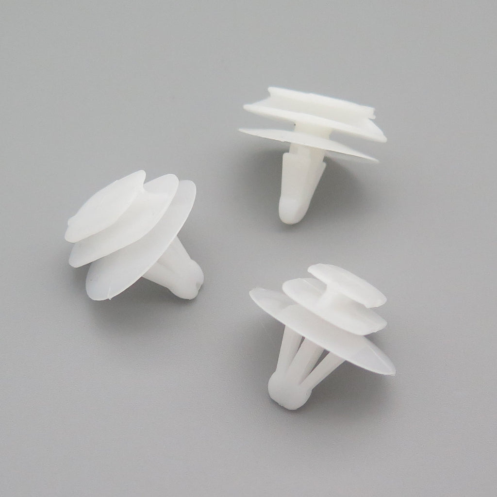 Exterior Side Moulding Clip, White