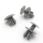 Interior Trim Panel & Lining Clip, Hex Head Design, Mid Grey - image 3