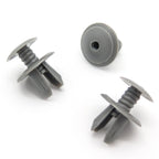 Interior Trim Panel & Lining Clip, Hex Head Design, Mid Grey