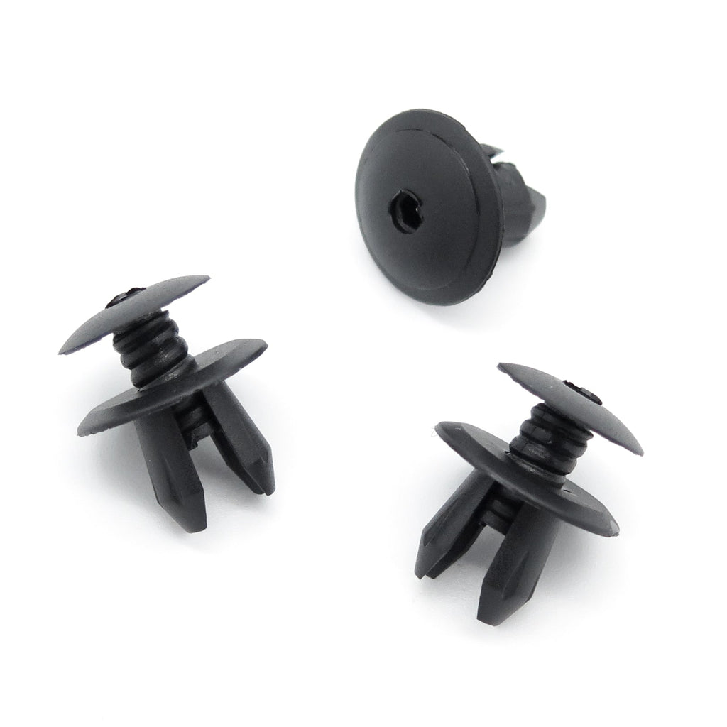 Interior Trim Panel & Lining Clip, Hex Head, Black