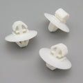 Exterior Side Moulding Clip, White