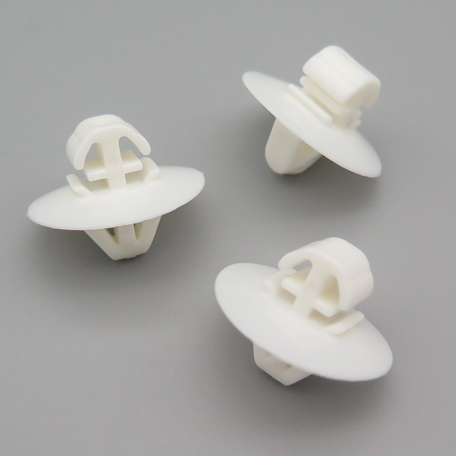 Exterior Side Moulding Clip, White