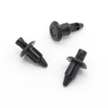 Push Fit Plastic Rivet, 6mm Hole, Black