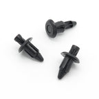 Push Fit Plastic Rivet, 6mm Hole, Black