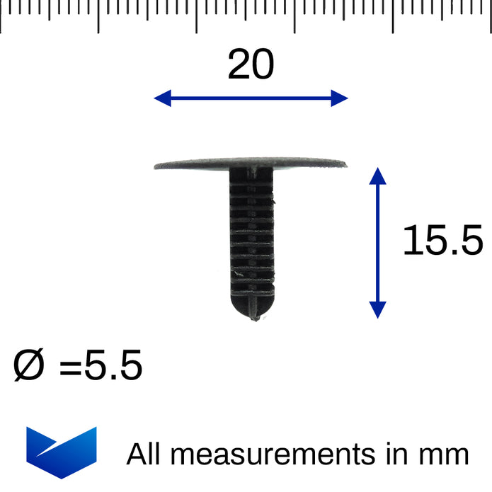 Fir Tree Clip, Interior Carpet & Boot Lining - image 2