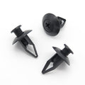 Screw Fit Plastic Rivet, 8mm Hole, 19mm Collar, Black