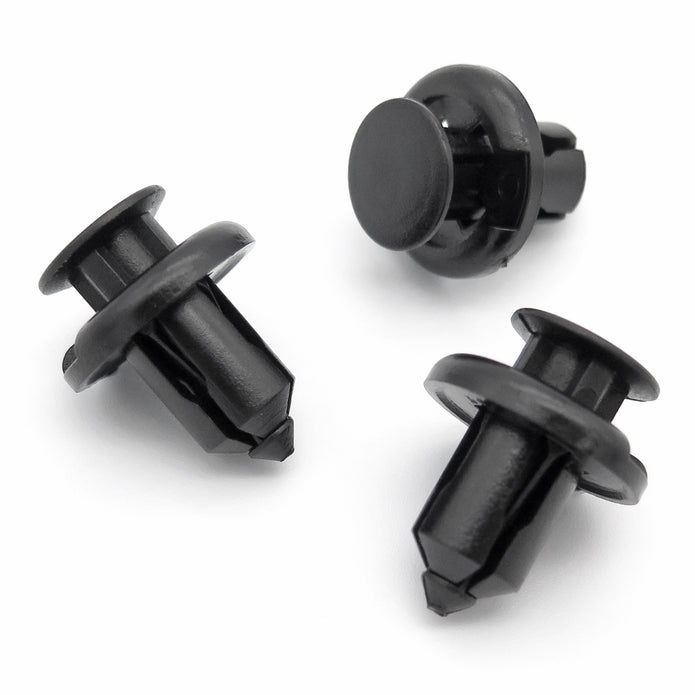 Push Fit Plastic Rivet, 20mm Collar, 10mm Hole