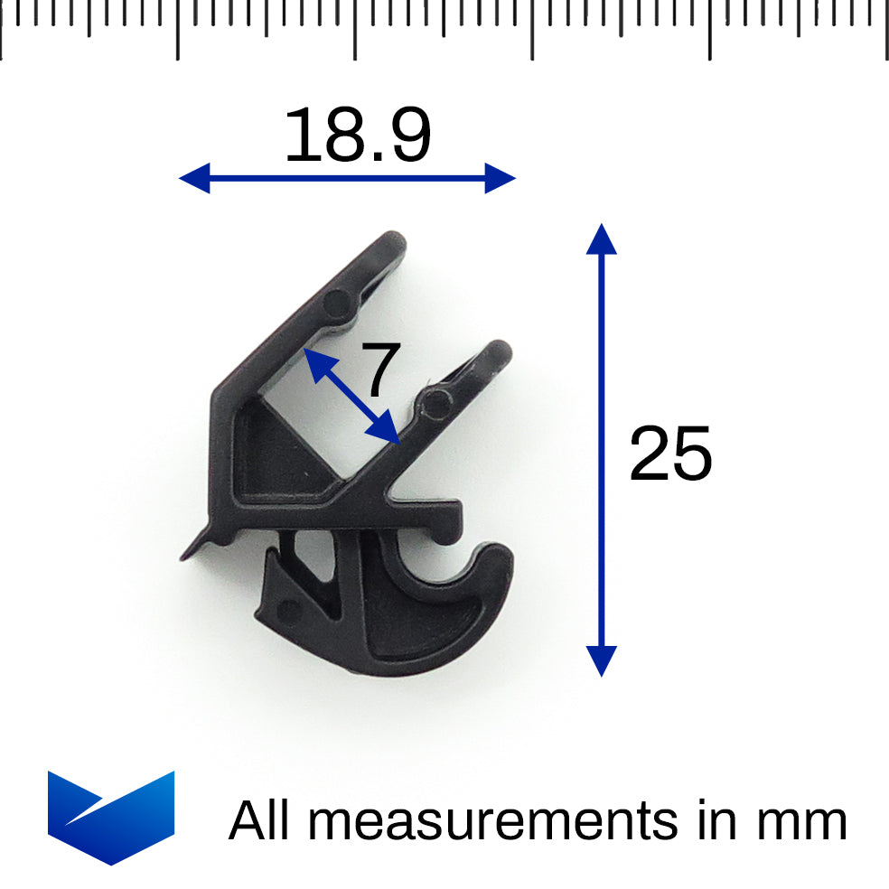 Bonnet Stay Holder, Black - image 2