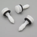 Interior Trim Panel Clip, White with Washer
